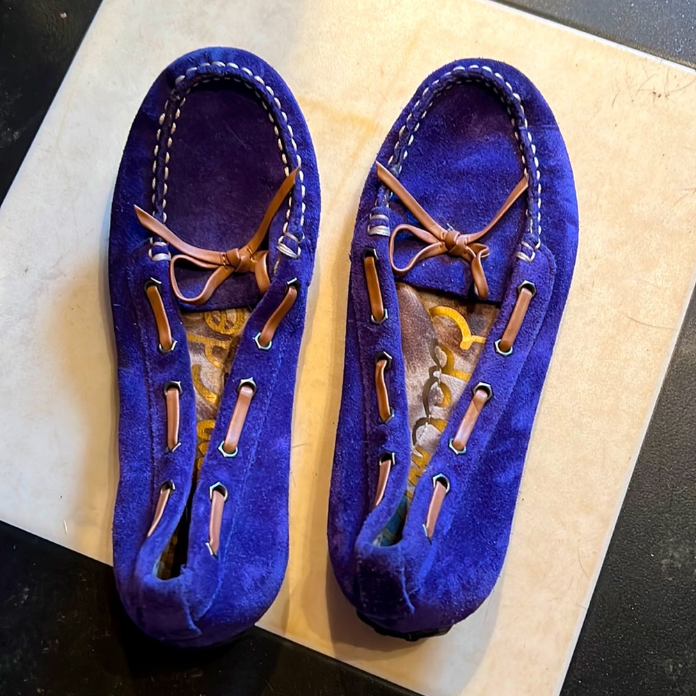 Sam Edelman suede driving loafer size 6